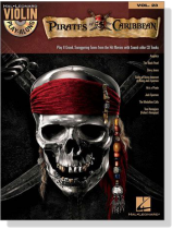 Pirates of the Caribbean【CD+樂譜】for Vioiln