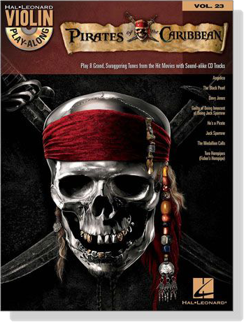 Pirates of the Caribbean【CD+樂譜】for Vioiln
