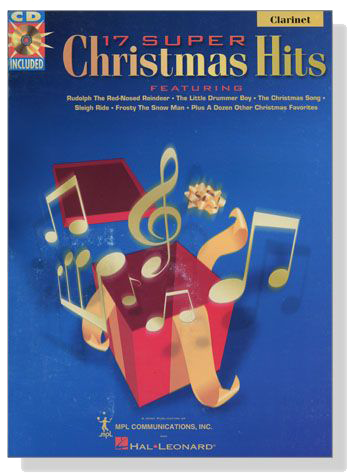 17 Super Christmas Hits【CD+樂譜】for Clarinet