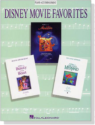 Disney Movie Favorites for【Piano Accompaniment】for Brass & Woodwind Instrumental Solos