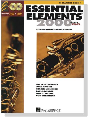 Essential Elements 2000 - B♭ Clarinet , Book 1【CD+DVD】