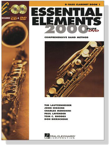 Essential Elements 2000 - B♭ Bass Clarinet Book 1【CD+DVD】