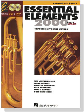 Essential Elements 2000 - Baritone B.C. Book 1【CD+DVD】