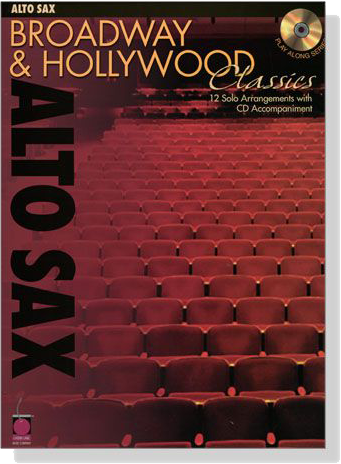 Broadway & Hollywood Classics【CD+樂譜】for Alto Sax