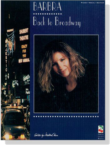 Barbra Streisand【Back To Broadway】Piano‧Vocal‧Guitar