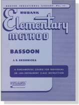 Rubank【Elementary Method】for Bassoon Rubank【Elementary Method】for Bassoon