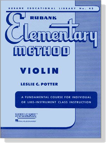 Rubank【Elementary method】 for Violin