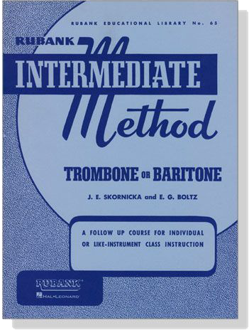 Rubank【Intermediate Method】for Trombone or Baritone