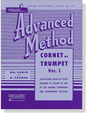 Rubank【Advanced Method】for Cornet or Trumpet , Vol.Ⅰ