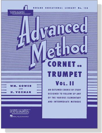 Rubank【Advanced Method】for Cornet or Trumpet , Vol.Ⅱ