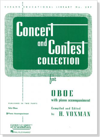 【Concert and Contest Collection】for Oboe with Piano Accompaniment