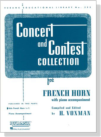 Concert and Contest Collection for French Horn Solo Part