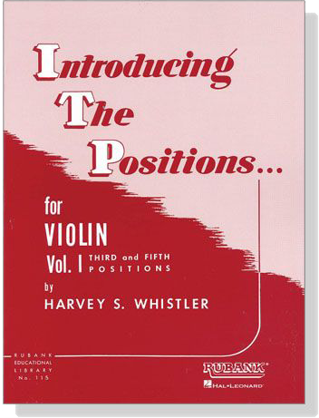 Introducing The【Positions】for Violin , Vol. 1