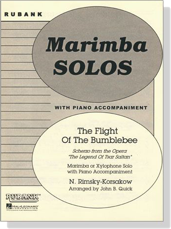 【The Flight of The Bumble Bee】Marimba Solos with Piano Accompaniment