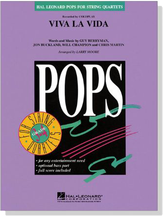 Pops【Viva La Vida】for String Quartets Pops【Viva La Vida】for String Quartets