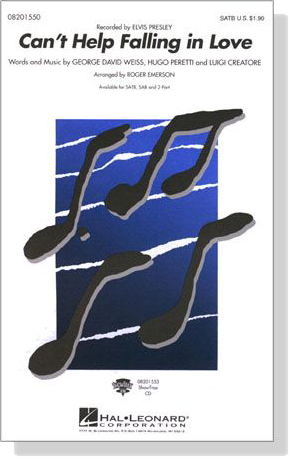 【Can't Help Falling in Love】SATB 【Can't Help Falling in Love】SATB