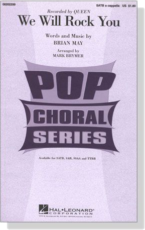 【We Will Rock You】SATB A Cappella 【We Will Rock You】SATB A Cappella