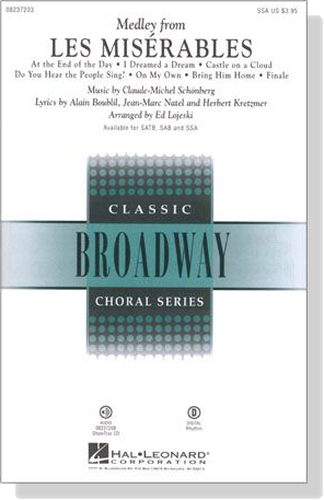 Medley From【Les Misérables】SSA Medley From【Les Misérables】SSA