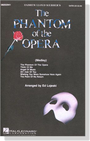 The Phantom of the Opera (Medley) for SATB