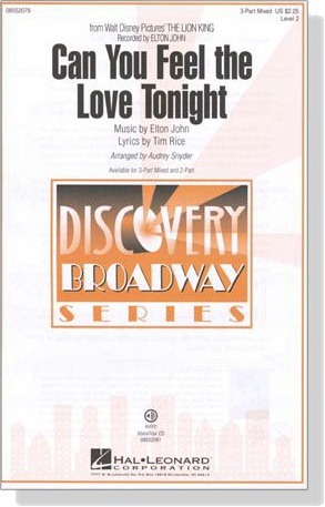 【Can You Feel the Love Tonight】3-Part Mixed 【Can You Feel the Love Tonight】3-Part Mixed