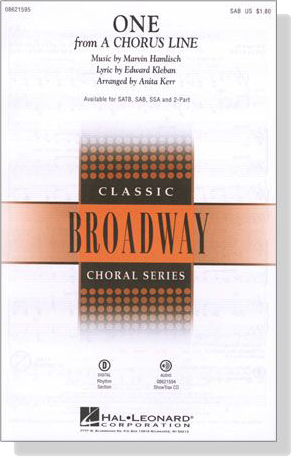 One(from A Chorus Line) SAB One(from A Chorus Line) SAB