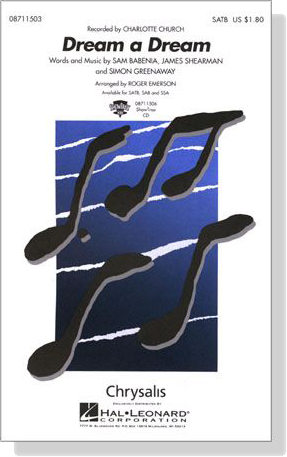【Dream a Dream】SATB 【Dream a Dream】SATB