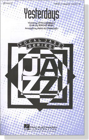 【Yesterdays】SATB A Cappella 【Yesterdays】SATB A Cappella