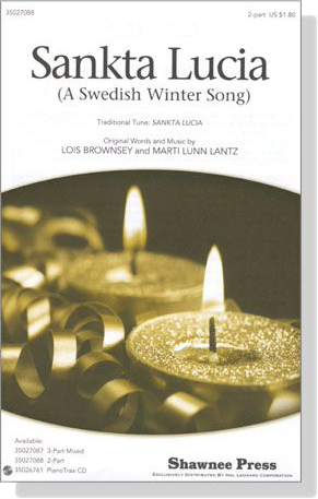 Sankta Lucia (A Swedish Winter Song) 2-part