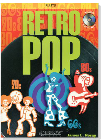 Retro Pop 60s, 70s , 80s【CD+樂譜】for Flute
