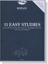 11 Easy Studies【CD+樂譜】by Duvernoy (Op. 276) and Burgmüller (Op. 100) for Piano and Orchestra 11 Easy Studies【CD+樂譜】by Duvernoy (Op. 276) and Burgmüller (Op. 100) for Piano and Orchestra