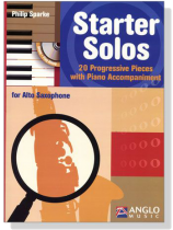 Starter Solos【20 Progressive Pieces】with Piano Accompaniment for Alto Saxophone