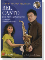 Nobuya Sugawa Presents【CD+樂譜】Bel Canto for Alto Saxophone and Piano Accompaniment