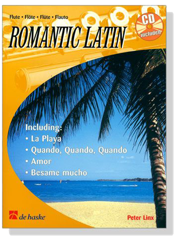 Romantic Latin【CD+樂譜】for Flute