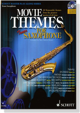 Movie Themes【CD+樂譜】for Tenor Saxophone