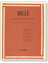 Billé【18 Studi in Tutti i Toni】Per Contrabbasso D'orchestra A 4E 5 Corde Billé【18 Studi in Tutti i Toni】Per Contrabbasso D'orchestra A 4E 5 Corde