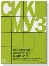 Dmitri Schostakowitsch【Quintett , Op. 57】für Klavier, 2 Violinen, Viola und Violoncello