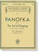 Panofka【The Art of Singing－Twenty-Four Vocalises , Op. 81】For Soprano (M.-Soprano or Tenor)