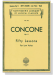 Concone【Fifty Lessons , Op. 9】For Low Voice