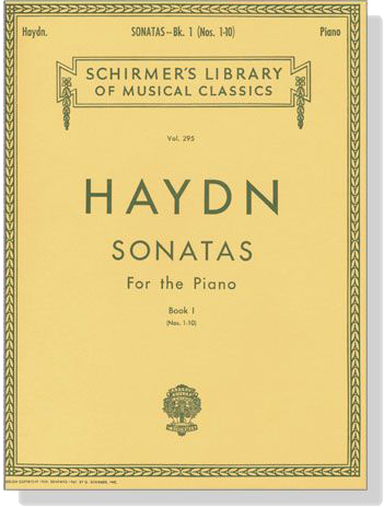 Haydn【Sonatas Book Ⅰ, Nos. 1- 10】For The Piano