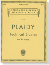 Plaidy【Technical Studies】for The Piano