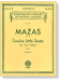 Mazas【Twelve Little Duets , Op.38 】 for Two Violins , Book Ⅰ