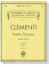 Clementi【Twelve Sonatas, Nos. 8-12】for The Piano , Book Ⅱ  (Buonamici)