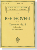 Beethoven【Concerto No. 2 in Bb major , Op. 19】for the Piano Beethoven【Concerto No. 2 in Bb major , Op. 19】for the Piano