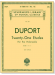 Duport【21 Etudes】for the Violoncello, Book 1