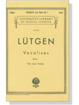 Lutgen【Vocalises , Book 1】For Low Voice Lutgen【Vocalises , Book 1】For Low Voice
