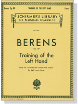 Berens【Training of the Left Hand, Op. 89】Piano