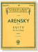 Arensky【Suite Op. 15】for Two Pianos