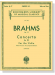 Brahms【Concerto In D  ,Opus 77】for the Violin with Piano Accompaniment Op. 77 (Zimbalist)