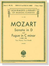 Mozart【Sonata in D , K. 448 】and【Fugue in C minor , K. 426  】Two Pianos , Four Hands