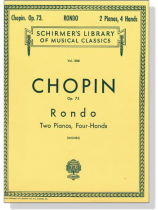 Chopin【Rondo, Op. 73】Two Pianos , Four Hands (Hughes) Chopin【Rondo, Op. 73】Two Pianos , Four Hands (Hughes)